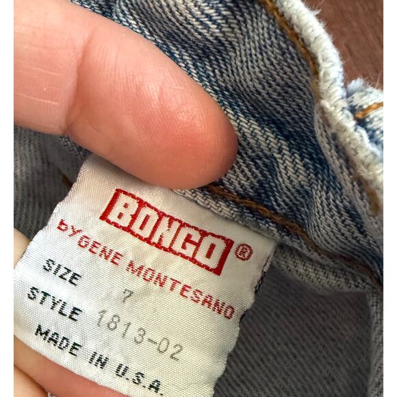 Vintage 90s Bongo Made In Usa Mom Shorts, Size 7 - Picture 5 of 8